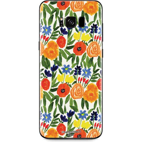 Bouffants and Broken Hearts Garden 6 Galaxy S8 Plus Skin
